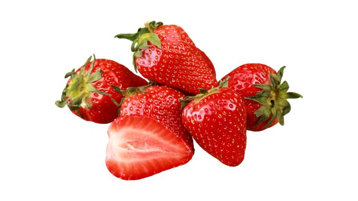 aquaponic strawberries